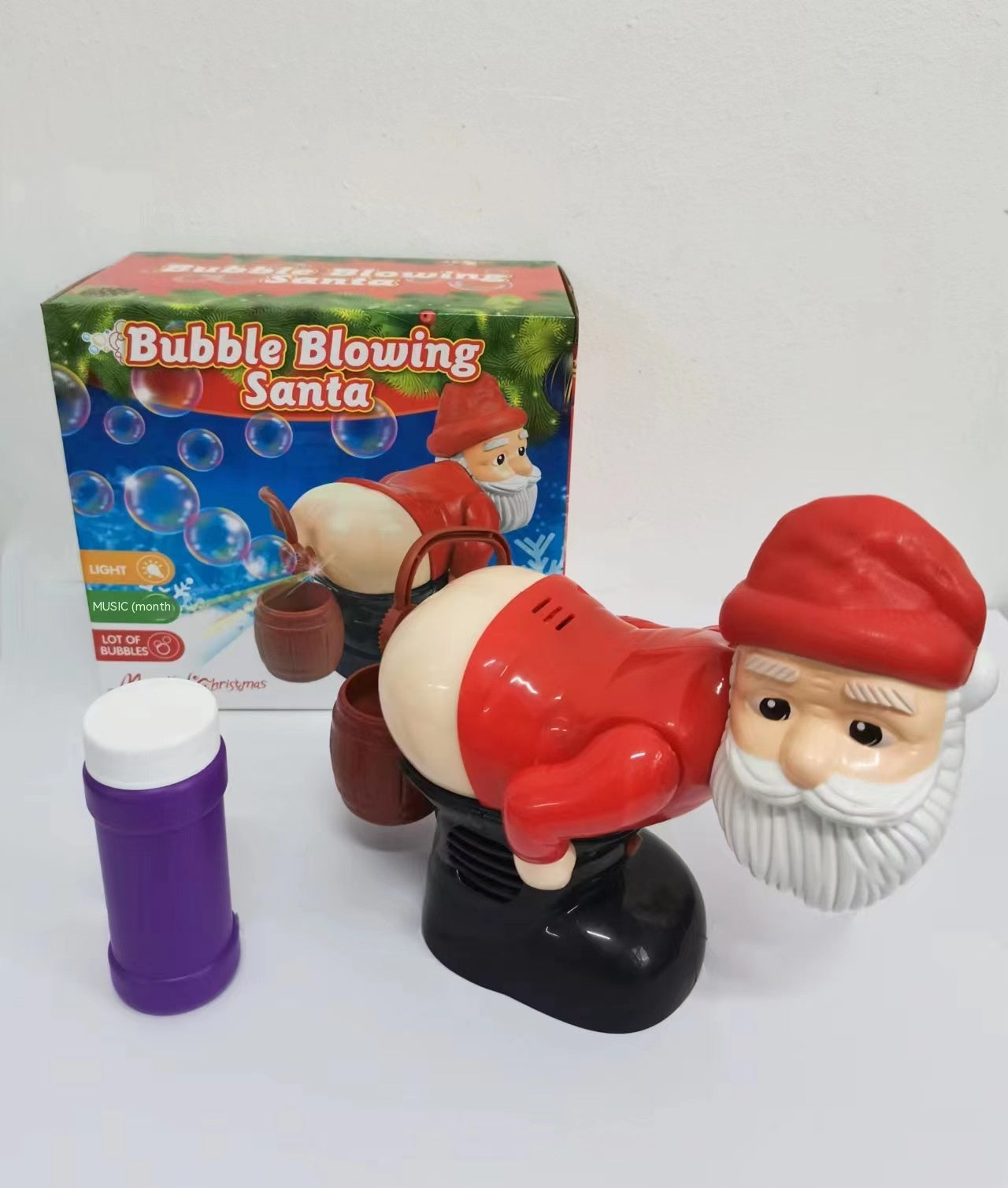 Electric Santa Claus Bubbles Machine - Holiday Decorations -  Trend Goods