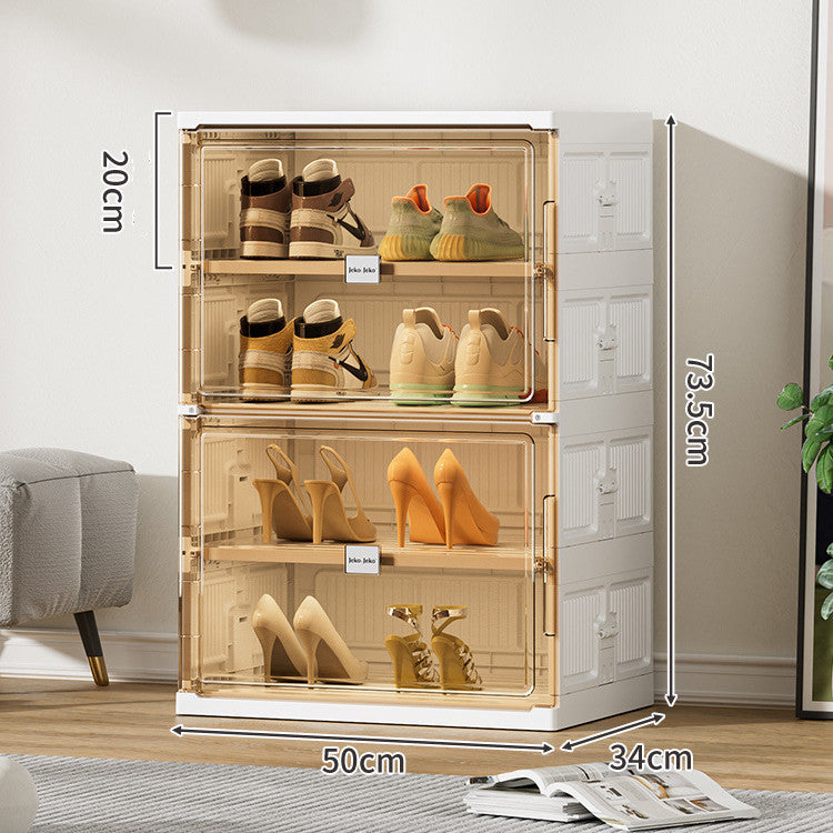 Sturdy Foldable Shoe/Storage Cabinet - Shoe Racks -  Trend Goods