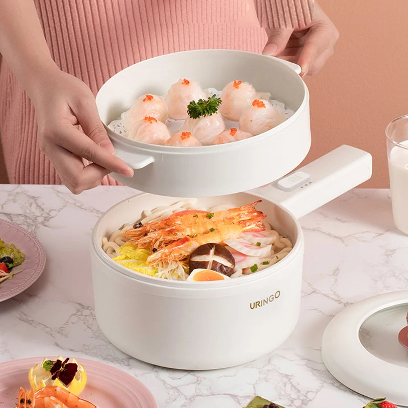 700W Electric Ceramic Liner Cooking Pot Trend Goods