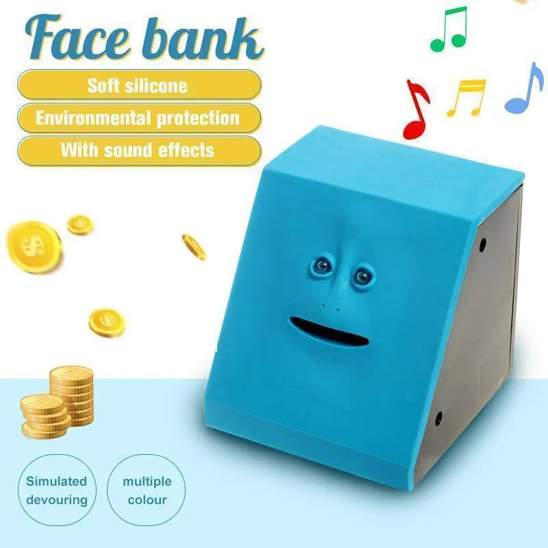 Automatic Funny Monkey Face Coin Bank w/ Music & Animation - Coin Bank -  Trend Goods