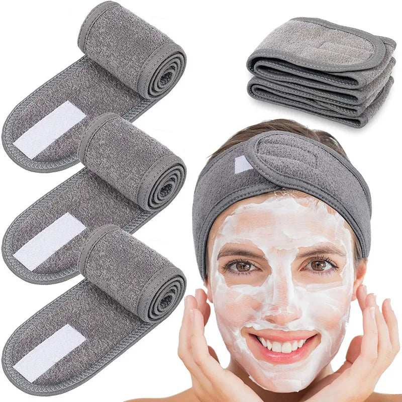 Adjustable Towel Hairband for Wash/Yoga/Makeup - Towels -  Trend Goods