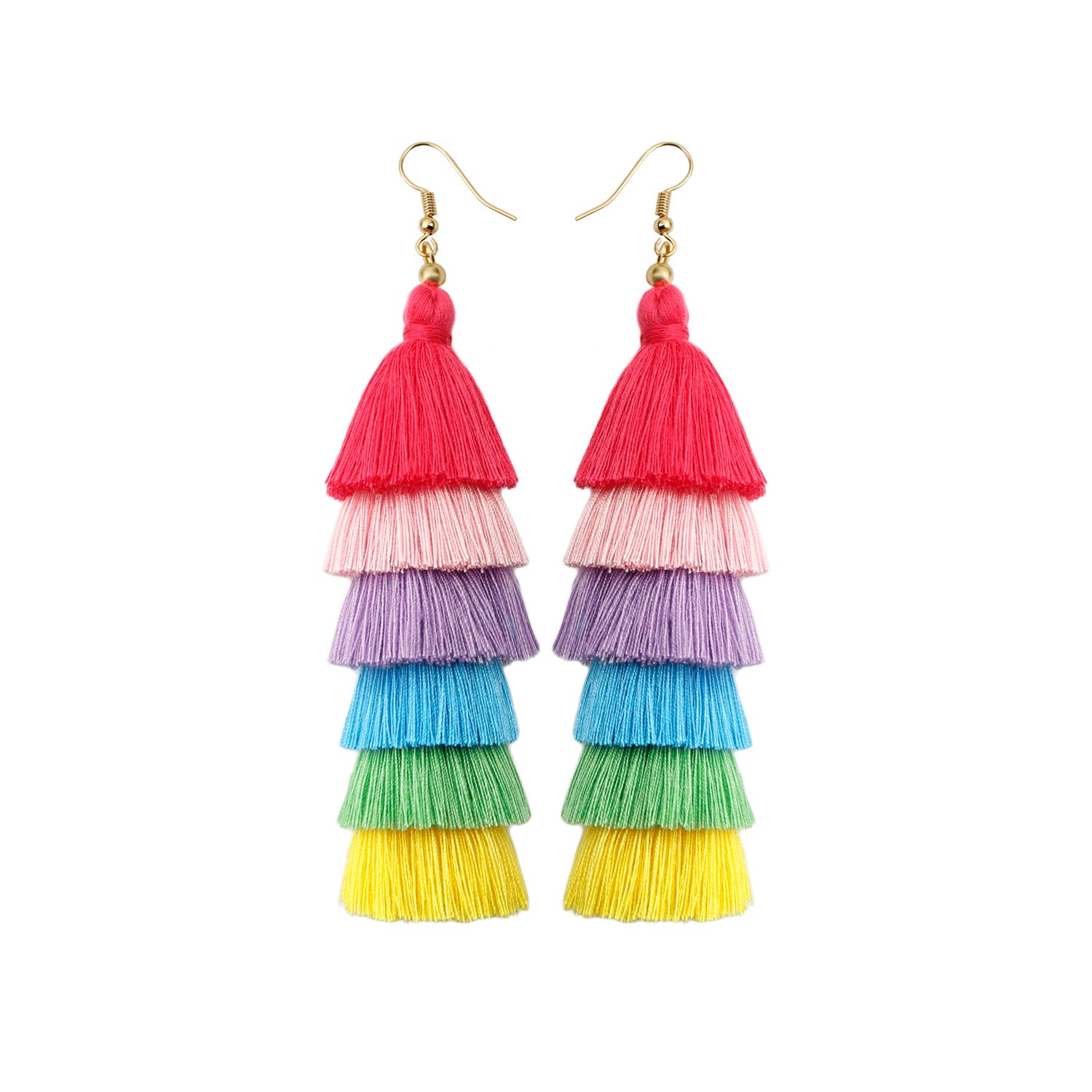 Bohemian Vacation Style Tassel Earrings Trend Goods