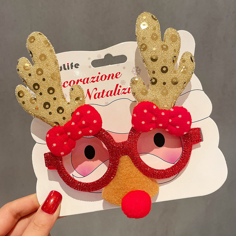 Christmas Elk Glasses - Glasses -  Trend Goods