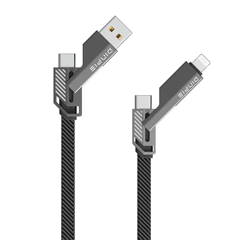 4 In 1 USB To Type-C Cable 60w Durable Charging Cable Iphone Android - Phone Cables -  Trend Goods