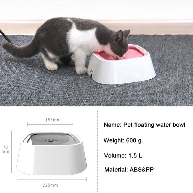 Anti-Spill Floating Pet Drinking Bowl - Pet Bowls -  Trend Goods