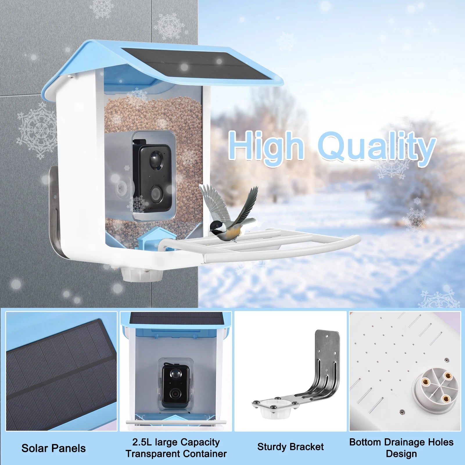 Wireless 1080HD Bird Feeder For Outdoor Bird Watching - Pet Gadgets -  Trend Goods