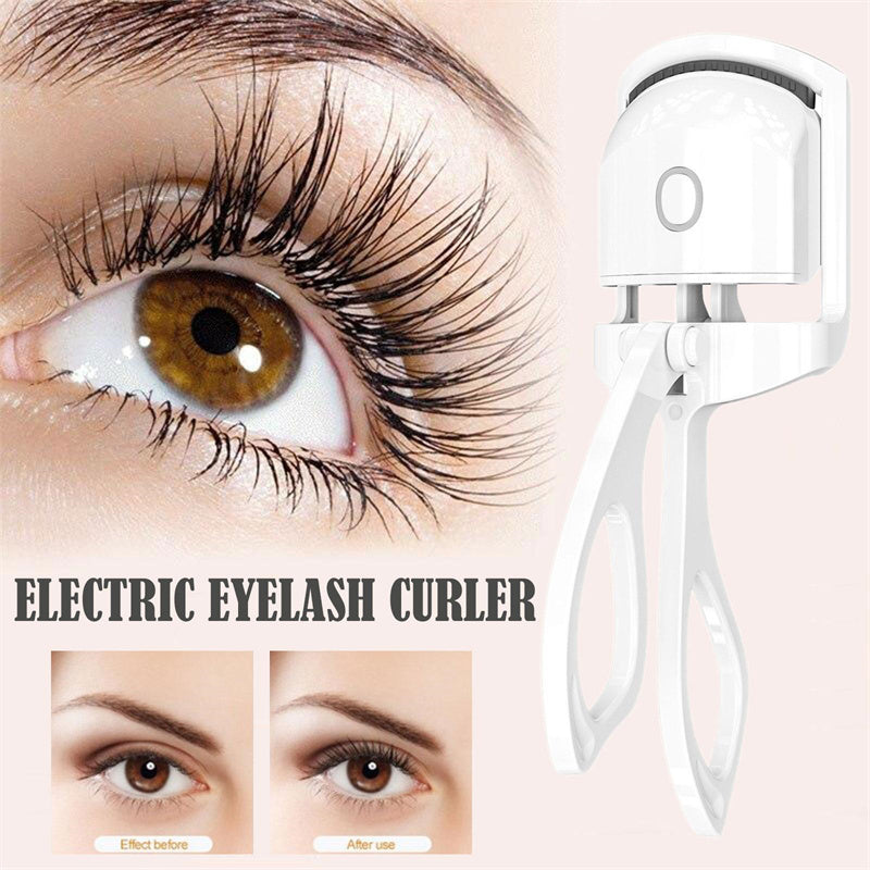 Heated Eyelash Curler Electric Temperature Control Mini Eyelash Curler - Eye Make-up -  Trend Goods