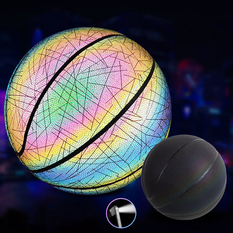 Glowing fluorescent basketball Trend Goods