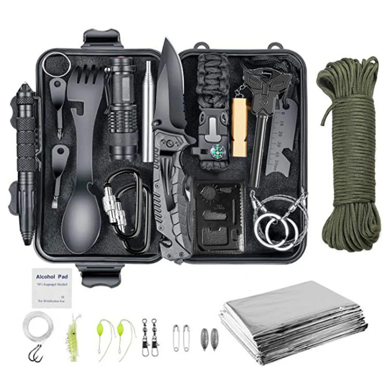 Outdoor Survival Kit Wilderness Survival Tool Set - Outdoor Gadgets -  Trend Goods