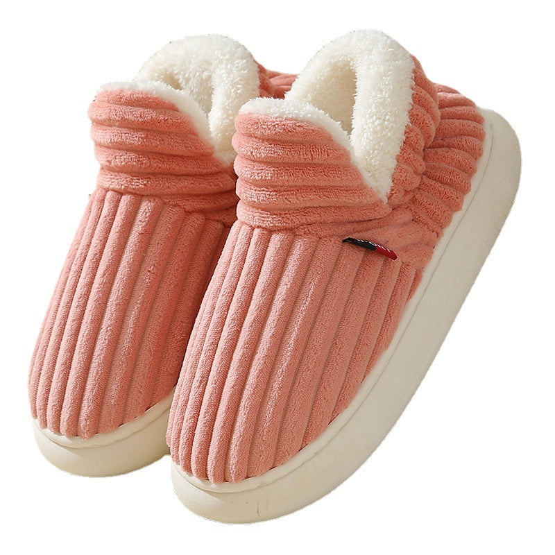 Full Heel Wrap Cotton Fleece  House Shoes - House Shoes -  Trend Goods