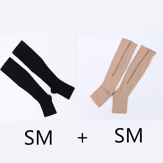 Compression Socks Zipper Socks - Socks -  Trend Goods