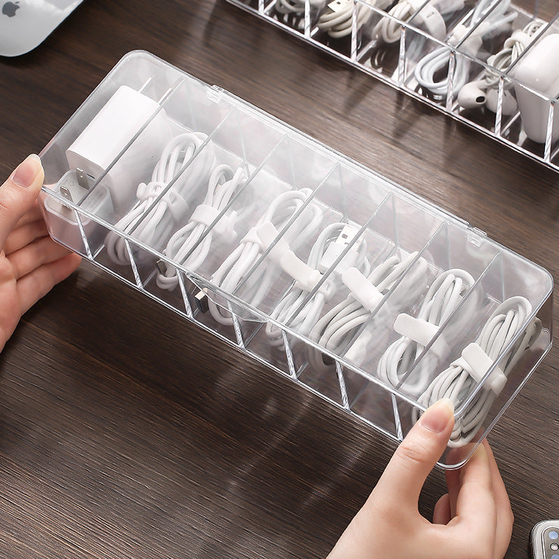 Dust-proof Storage Cable Management Box Hub Organizer Box - Cable organizers -  Trend Goods