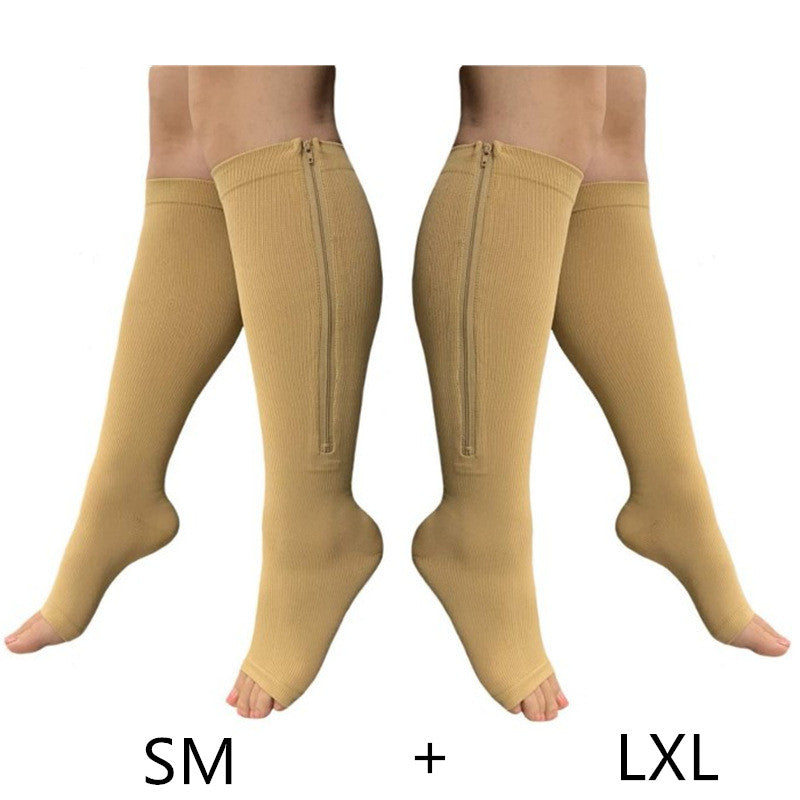 Compression Socks Zipper Socks - Socks -  Trend Goods