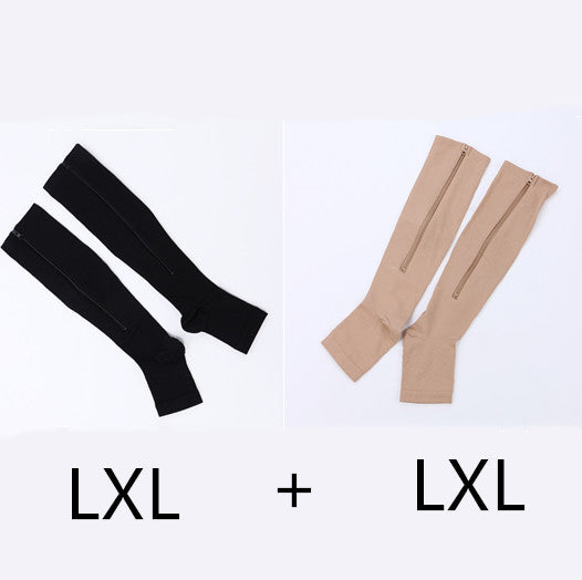 Compression Socks Zipper Socks - Socks -  Trend Goods