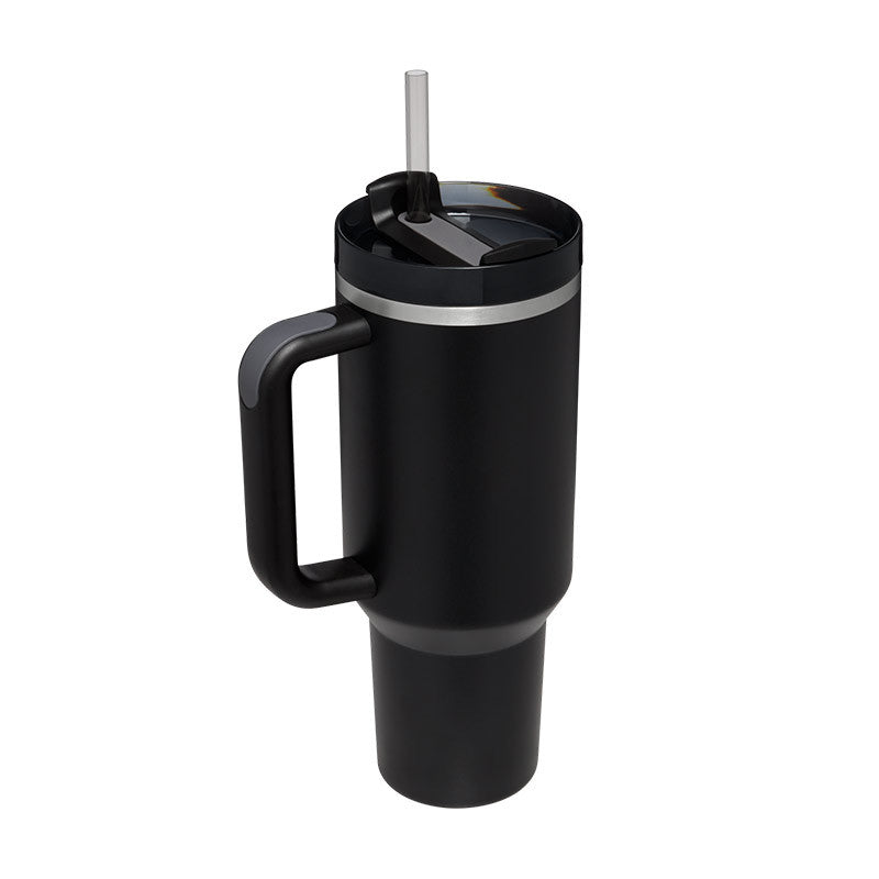 Christmas Thermal Mug 40oz Straw Coffee Insulation Cup With Handle - Mugs -  Trend Goods