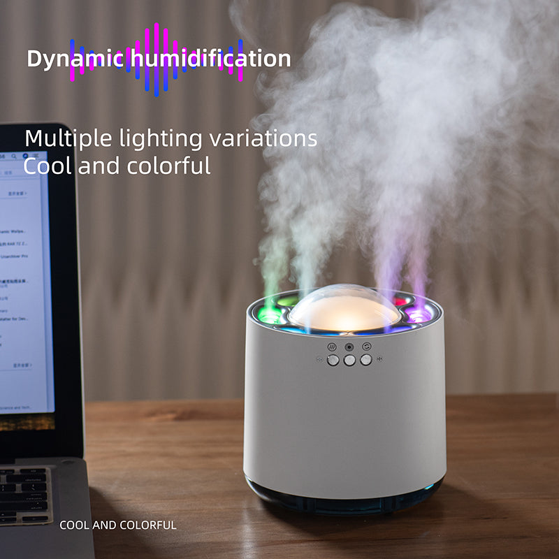 Voice Control Colorful Led Lamp Humidifier 800ml USB - Humidifiers -  Trend Goods