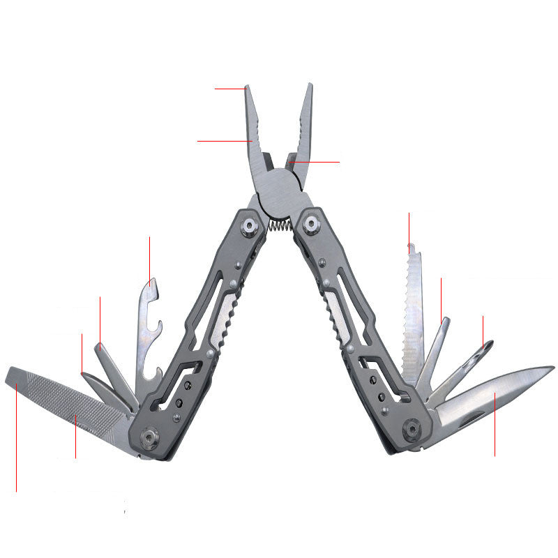 All Steel Multi-function Pliers Safety Belt Lock Combination Folding Knife - Tools & Gadgets -  Trend Goods