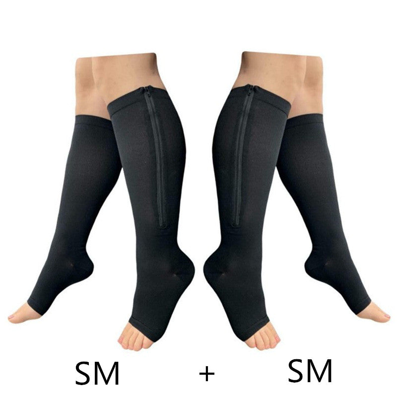 Compression Socks Zipper Socks - Socks -  Trend Goods