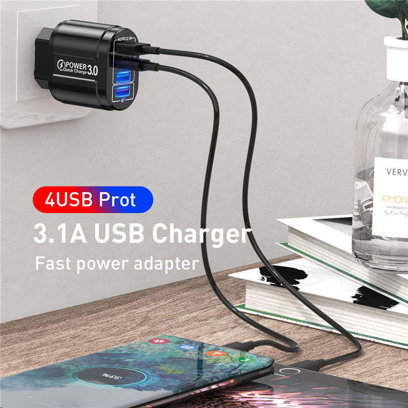 4 USB Butterfly Fast Charge Multi-Port Mobile Phone Charger - Power Chargers -  Trend Goods