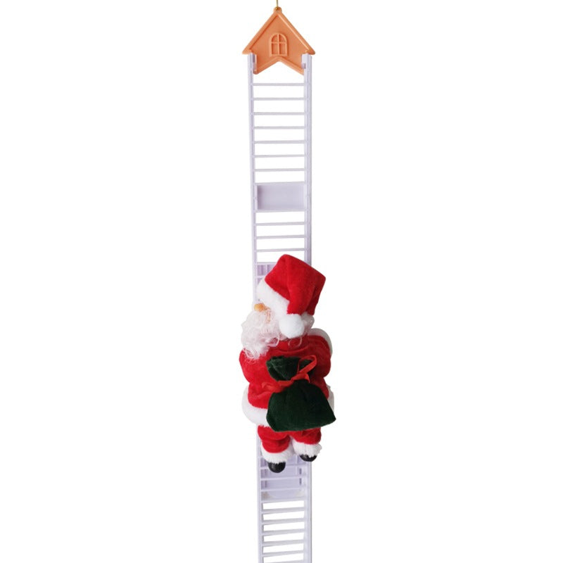 Climbing Ladder Santa Claus - Holiday Decorations -  Trend Goods