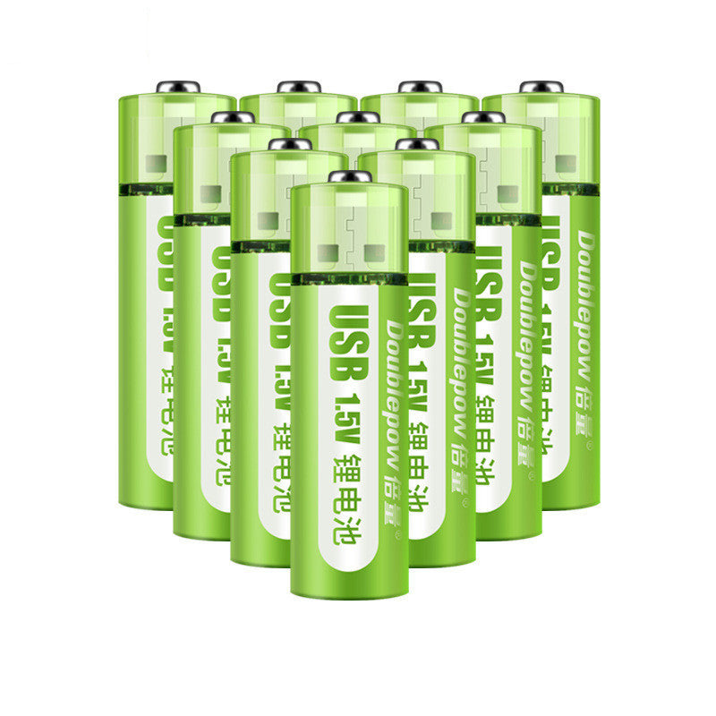 USB Rechargeable Lithium Battery Large Capacity 1.5v Constant Voltage AA - Batteries -  Trend Goods