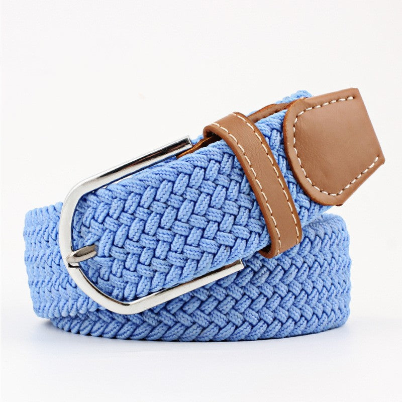 Casual Stretch Braided Canvas Belt Needle Buckle - Belts -  Trend Goods