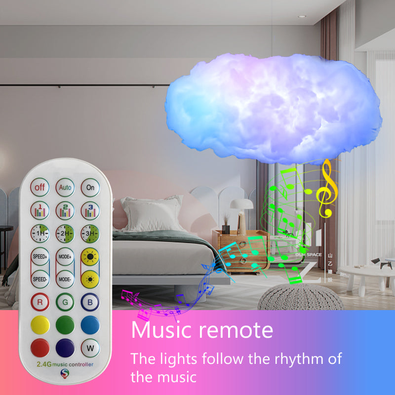 USB Cloud Light APP Control Music Synchronization 3D RGBIC Ambient Light Simulation Clouds - Ambient Lights -  Trend Goods
