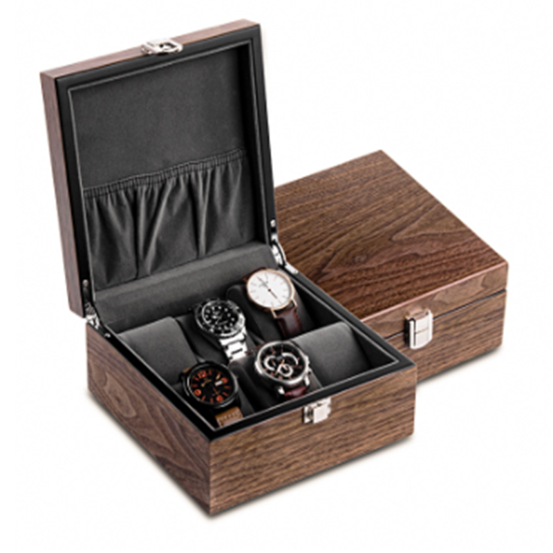 Walnut Watch Storage Organizer Box - Watch Boxes -  Trend Goods