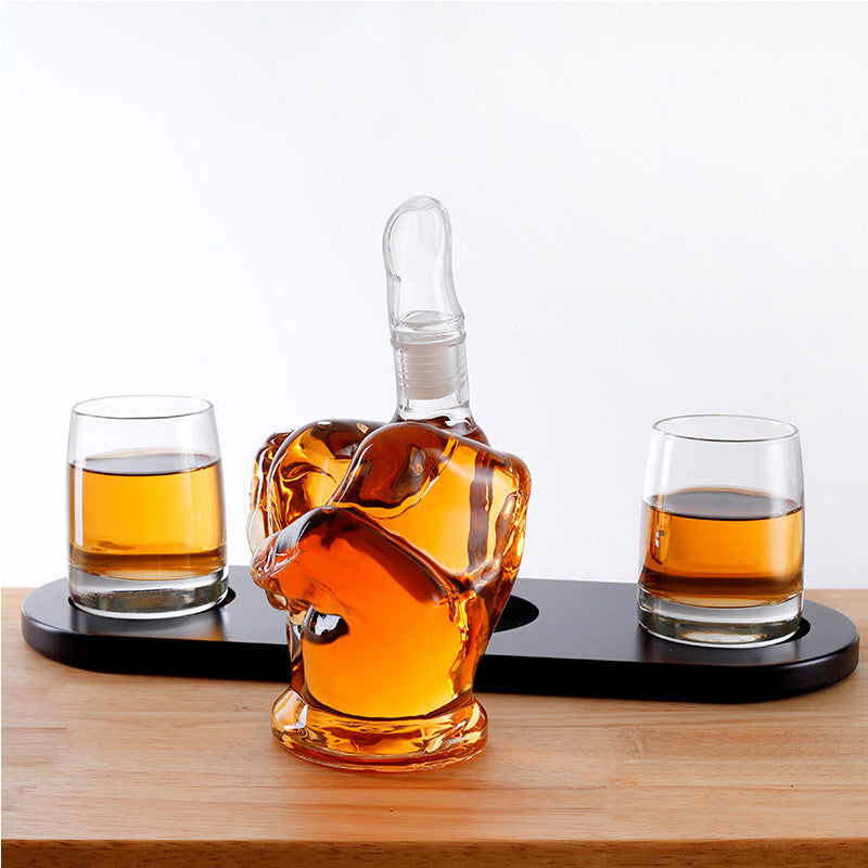 Funny Creative Glass Bottle and Glasses - Bar Stuff -  Trend Goods