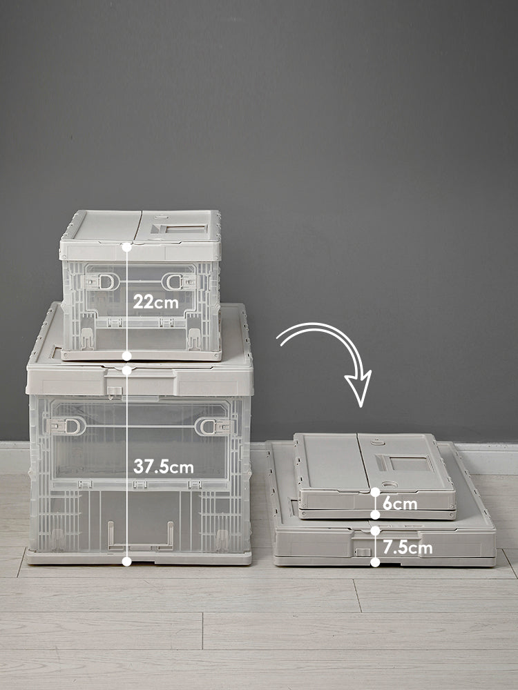 Foldable Storage Box Transparent Organizer - Storage & Organizers -  Trend Goods
