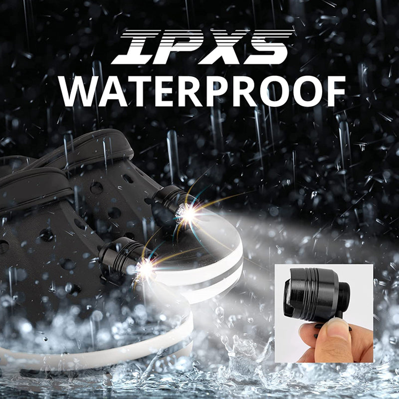 IPX5 Waterproof LED Headlights For Crocs Light 3 Modes - Flashlights -  Trend Goods