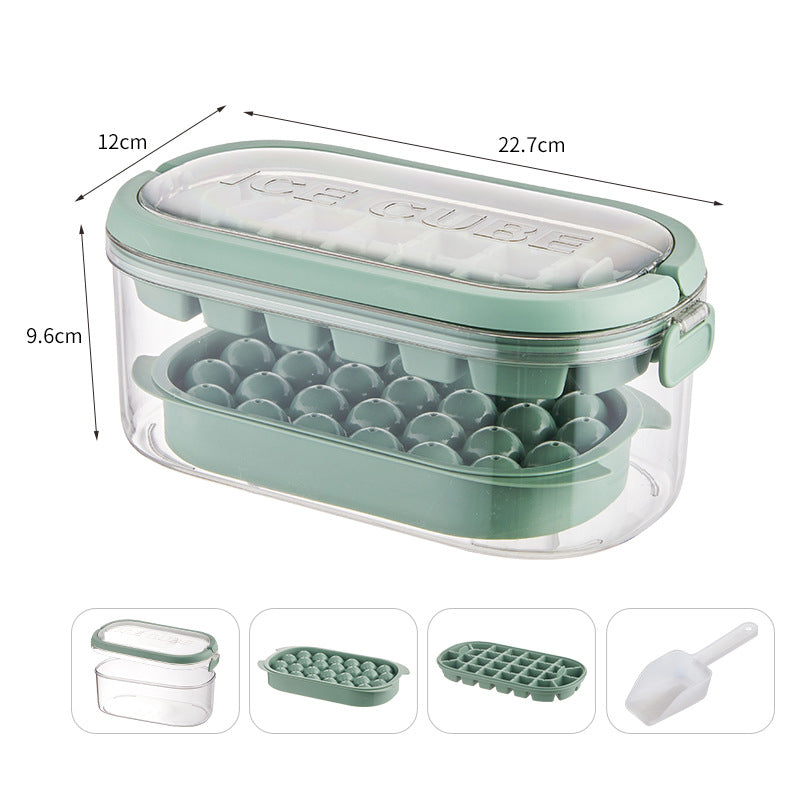 DIY Silicone Ice Grid Portable Ice Box - Ice Cubes -  Trend Goods