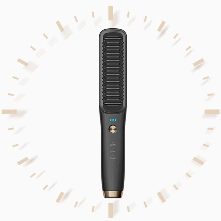 Wireless Rechargeable Cordless Hair Straightener Brush - Hair Brushes -  Trend Goods