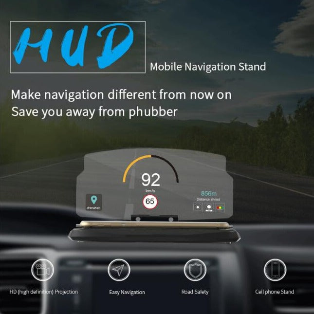 Smartphone Driver Heads Up Display - Auto Accessories -  Trend Goods