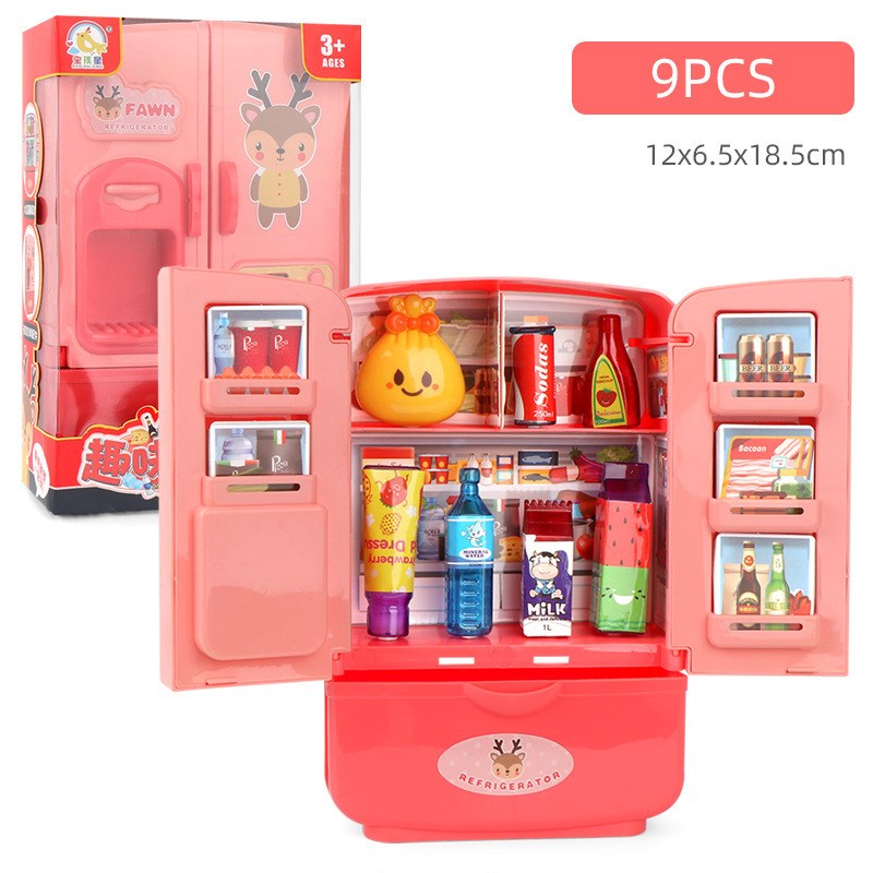 Double Door Mini Toy Refrigerator - Toys & Games -  Trend Goods