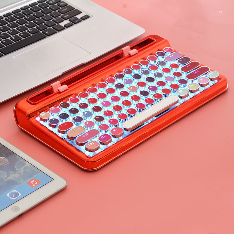 Multi-color rainbow luminous mechanical keyboard - Keyboards -  Trend Goods