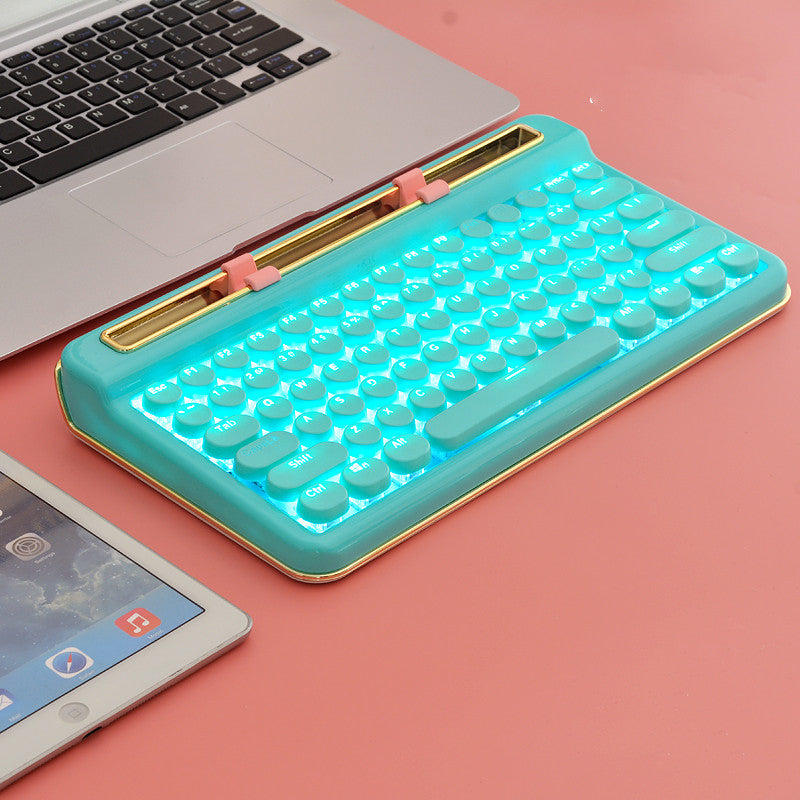 Multi-color rainbow luminous mechanical keyboard - Keyboards -  Trend Goods