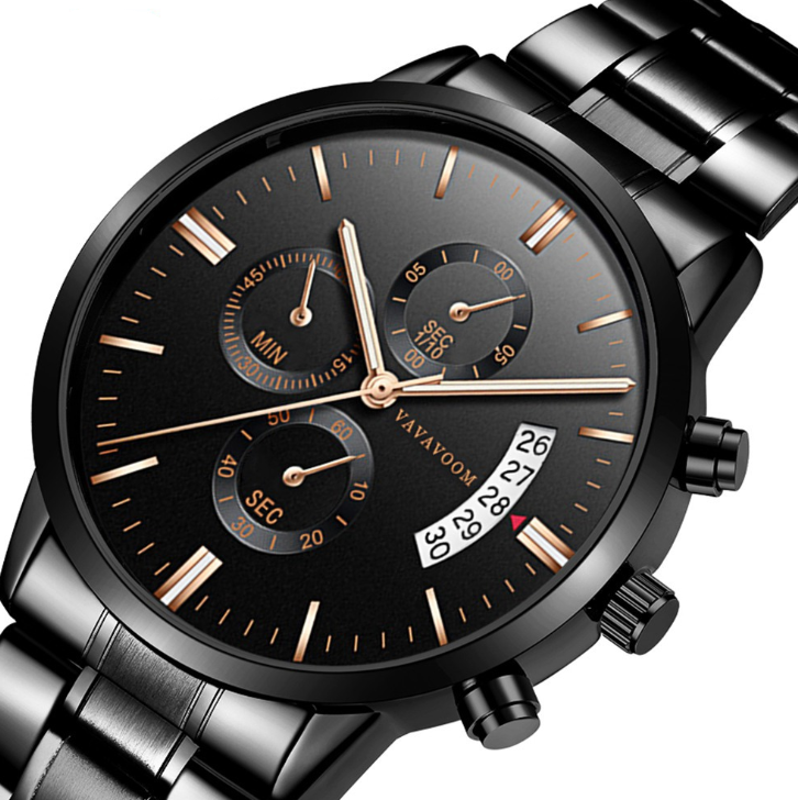 Stainless Steel Waterproof Quartz Watches - Watches -  Trend Goods