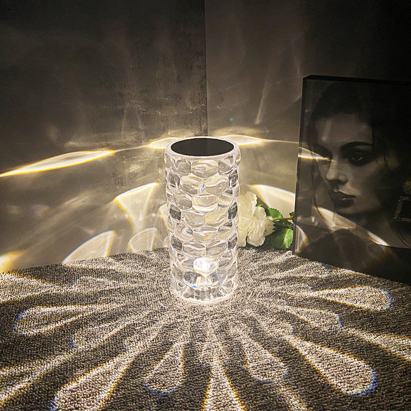 Rechargeable Diamond Night Light With Teardrop Shape - Ambient Lights -  Trend Goods