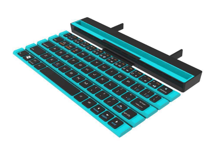 Portable Folding Wireless Keyboard - Keyboards -  Trend Goods