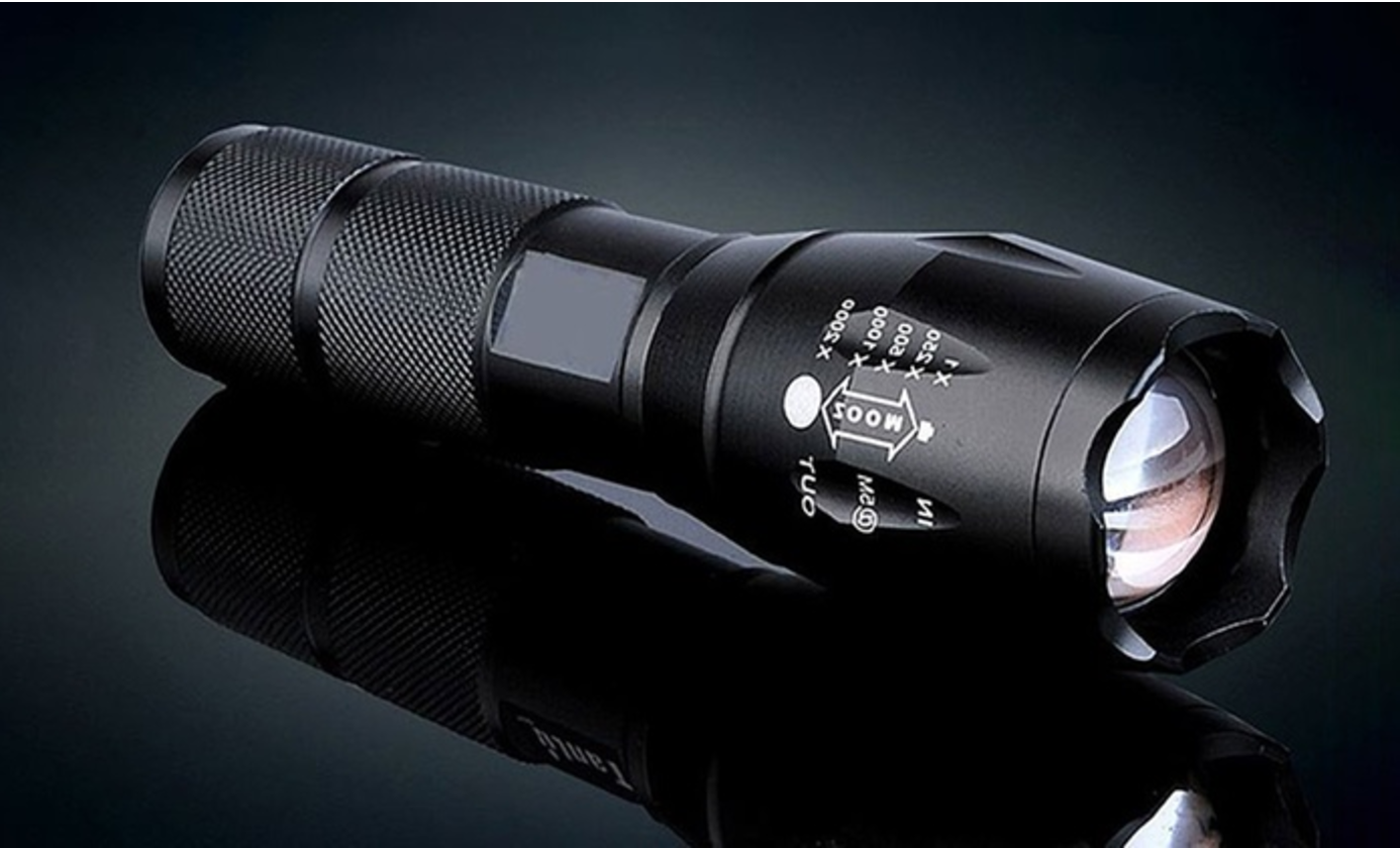 Portable Mini Flashlight LED ZOOM Torch Zoomable Flashlight Torch Light - Flashlights -  Trend Goods