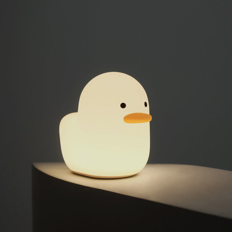 Nordic Cute Lovely Cartoon Dull Duck Led Night Light Silicone USB Charging - Night Lights -  Trend Goods