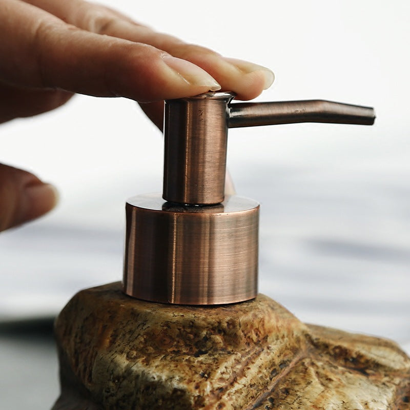 Ceramic Retro Stone Dispenser Soap Dispenser - Soap Dispenser -  Trend Goods