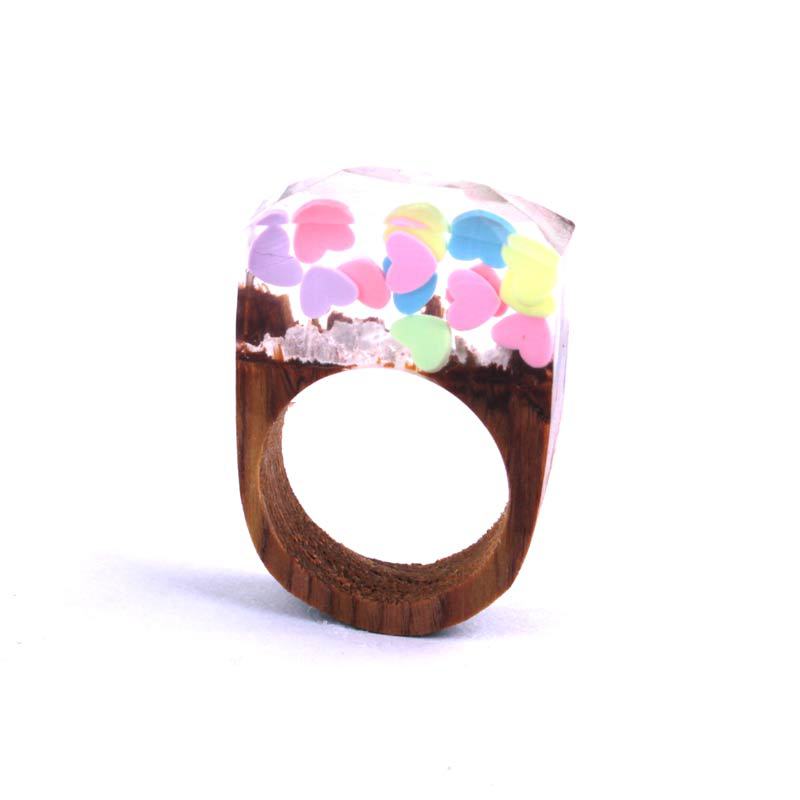 Wood ring characteristic ring resin ring - Rings -  Trend Goods