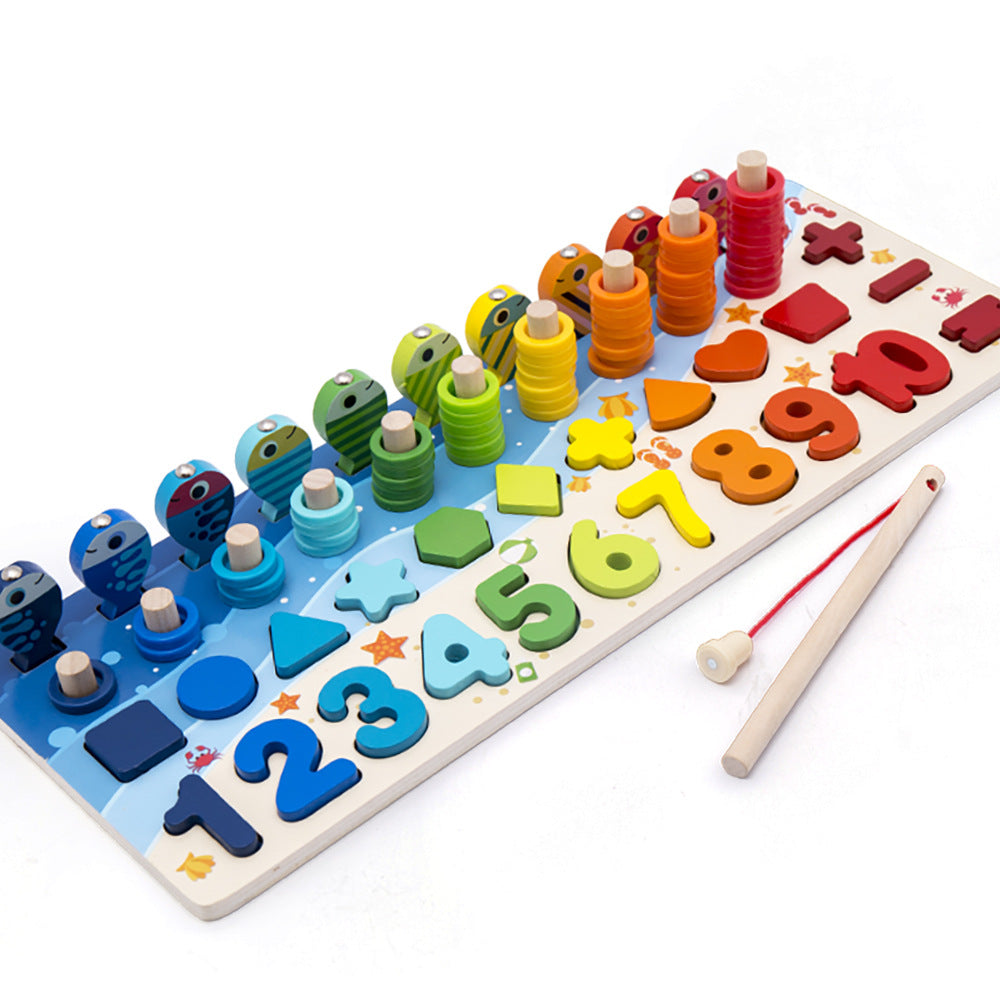 Children Baby Colorful 3D Geometric Alphabet Number Puzzle Educational Toy - Educational Toys -  Trend Goods