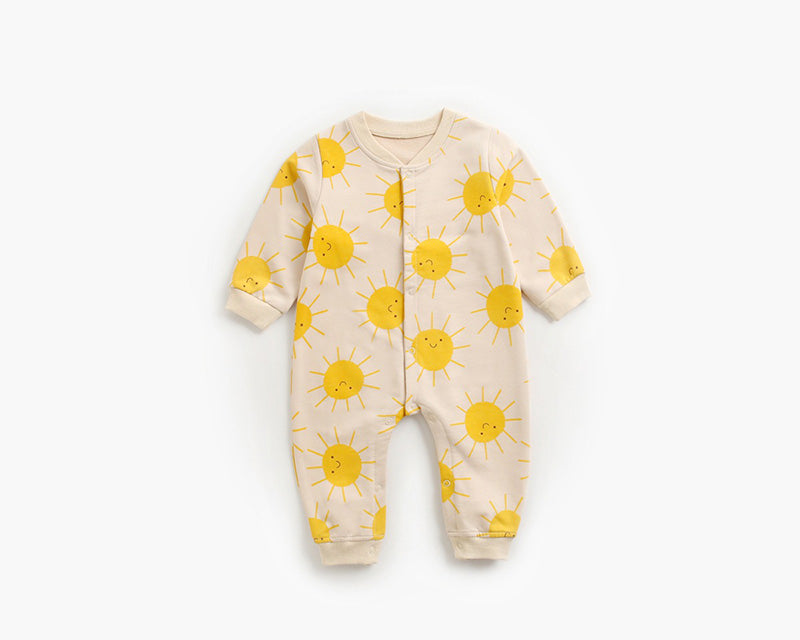 Baby Cartoon Long-Sleeved Romper - Baby Rompers -  Trend Goods