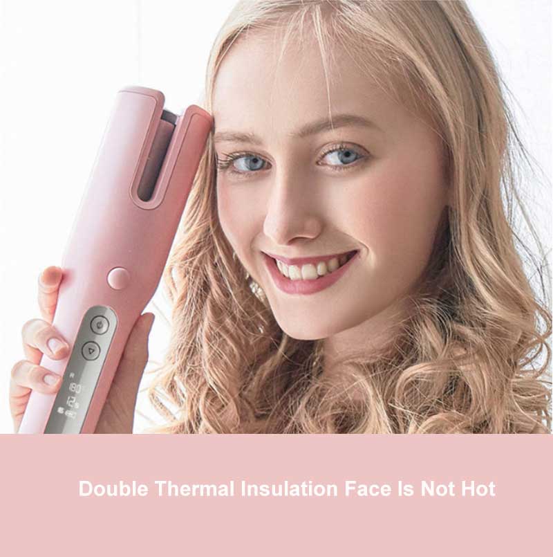 Wireless Automatic Curler USB  LCD Screen Ceramic Heating Anti-perm Curler - Hair Accessories -  Trend Goods