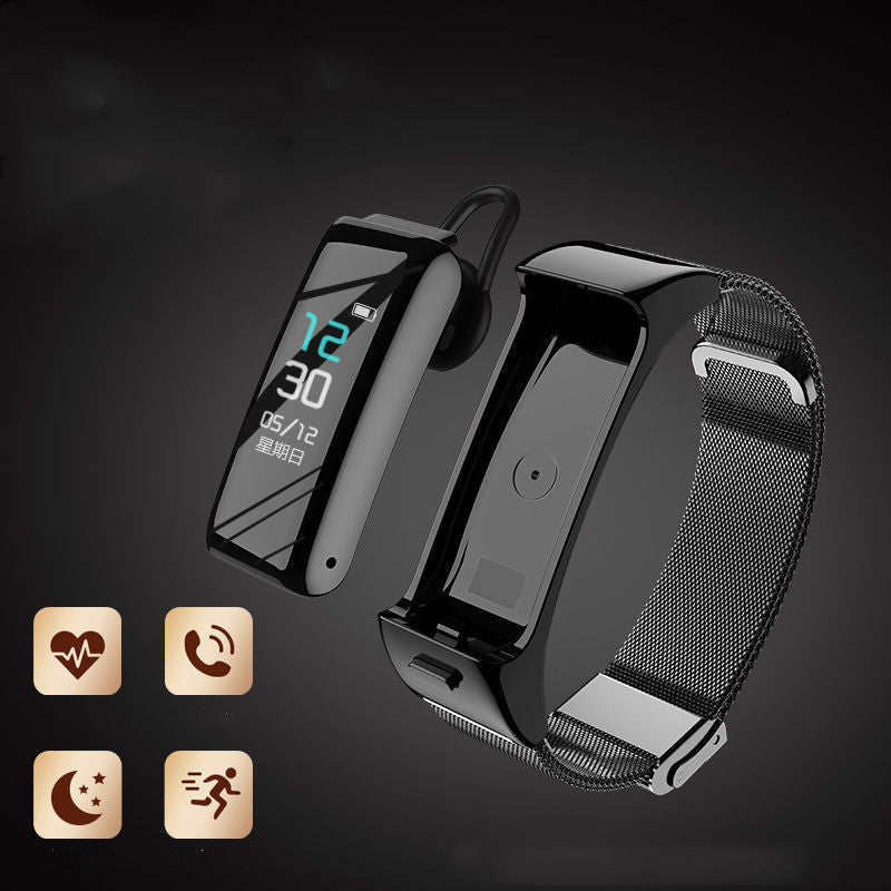 Two-in-one Bluetooth Headset Multifunctional Smart Wristband - Smart Wristbands -  Trend Goods