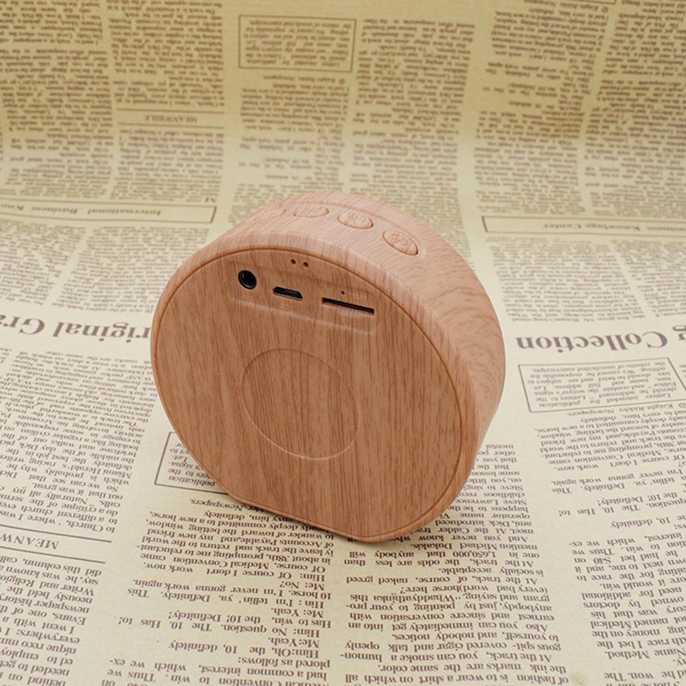 Portable Mini Wood Bluetooth Speaker - Bluetooth Speakers -  Trend Goods