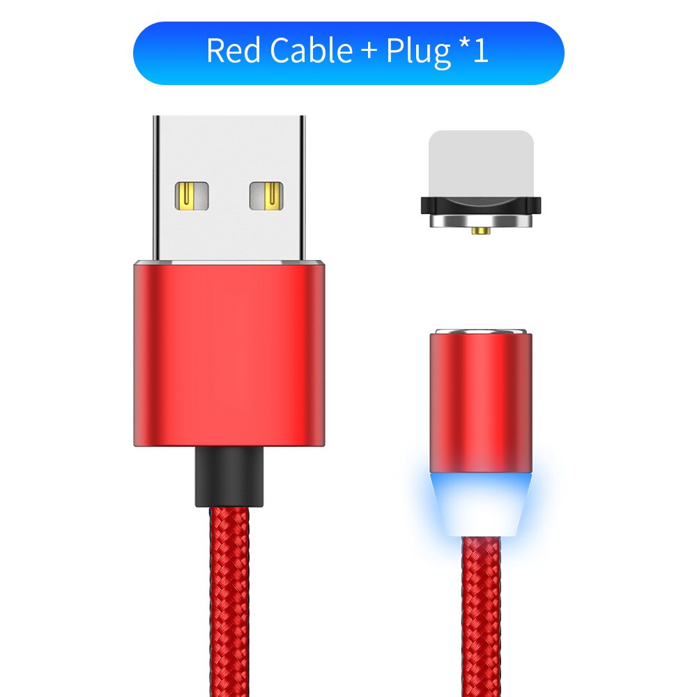 Magnetic LED charging cable 1m - Phone Cables -  Trend Goods